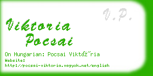 viktoria pocsai business card